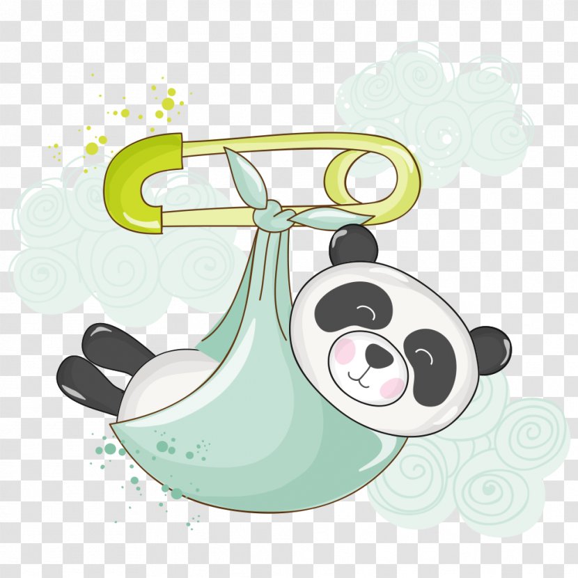 Giant Panda Baby Shower Vector Graphics Clip Art Infant - Istock - Little Transparent PNG