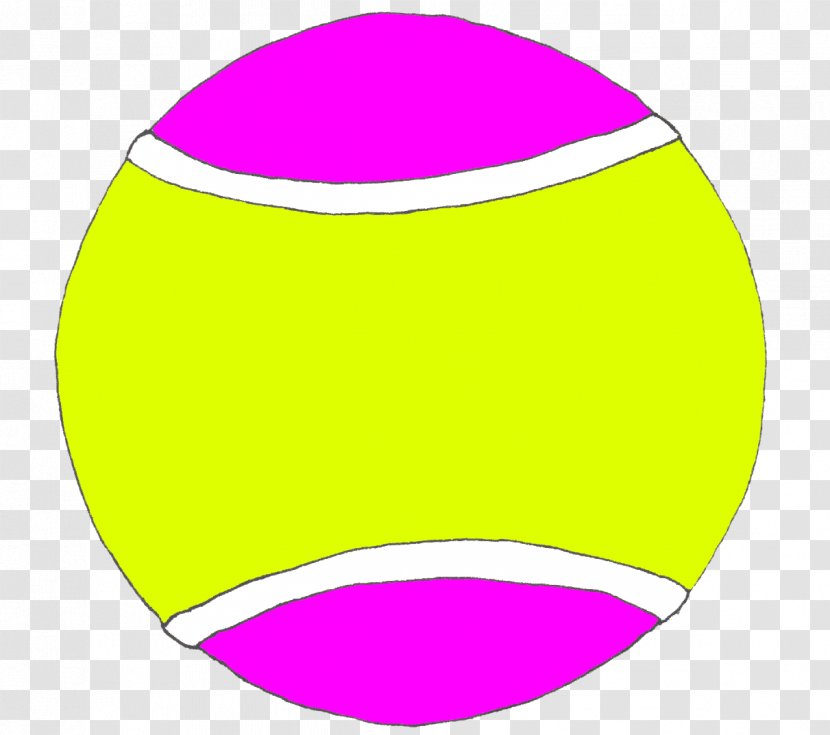 Product Design Line Font - Pink - Yellow Tennis Ball Transparent PNG