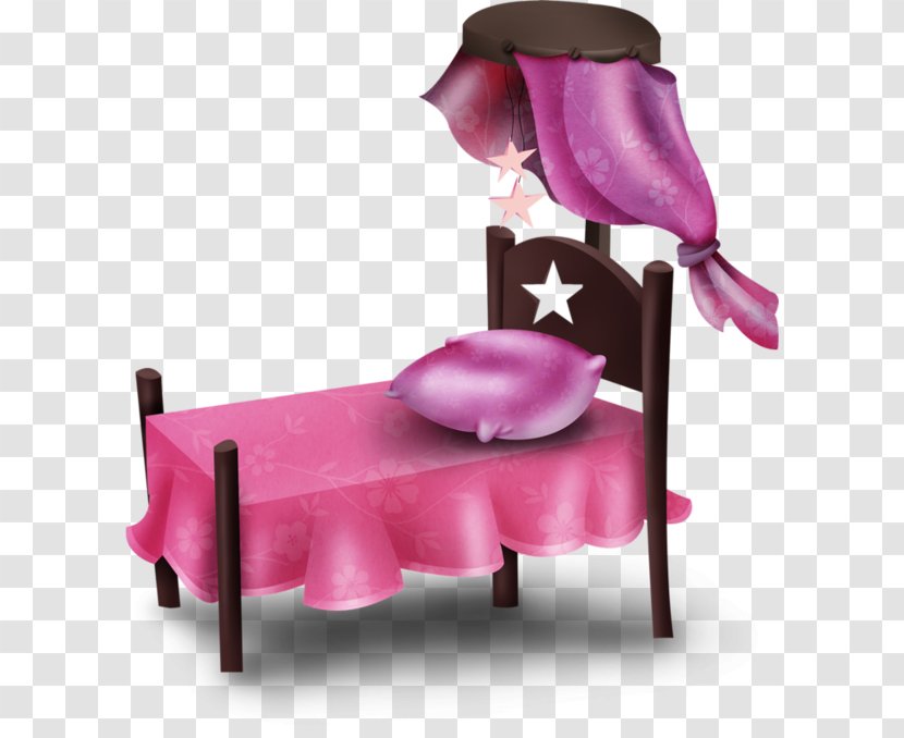 Sleep Bed Room Clip Art - Pink Transparent PNG