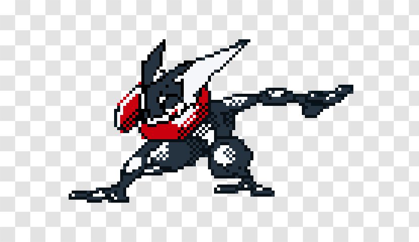 Ash Ketchum Pokémon X And Y Froakie Sprite - Black - Deadpool Pixel Art Transparent PNG