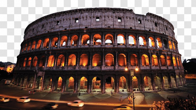 Colosseum Roman Forum Ancient Rome Travel Seven Wonders Of The World - Gladiator - Attractions Transparent PNG