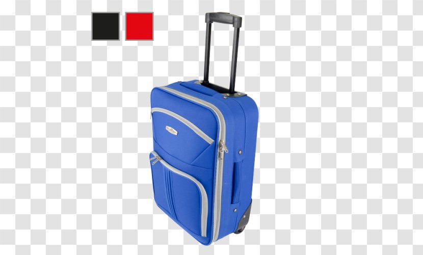 Hand Luggage Suitcase Baggage Trolley Travel - Electric Blue Transparent PNG