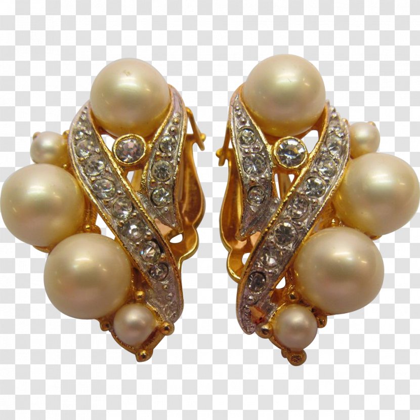 Pearl Earring Body Jewellery Transparent PNG