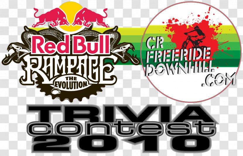 Red Bull Rampage Logo Film Downhill Mountain Biking - Trivia Transparent PNG