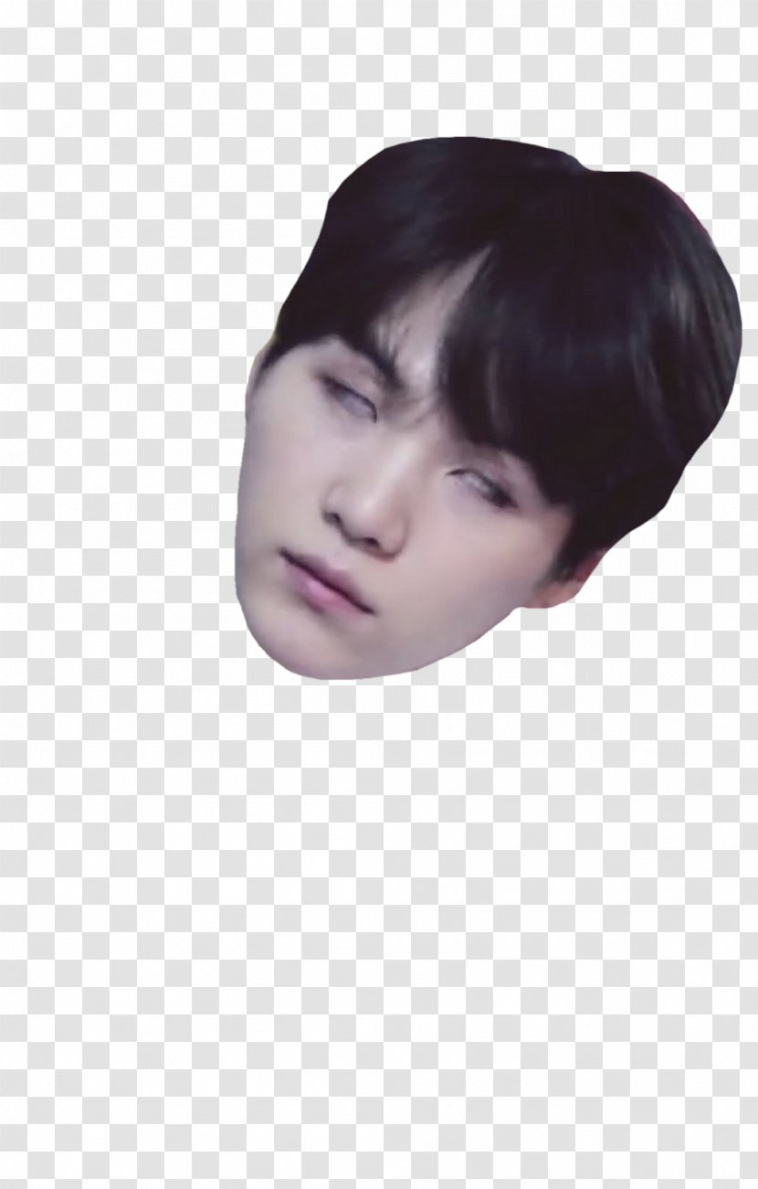 Suga Funny Face YouTube BTS RUN - Brown Hair - Youtube Transparent PNG