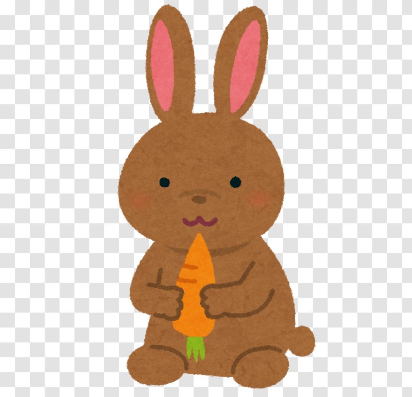 Rabbit Hare Constipation Easter Bunny Dietary Fiber - Stuffed Toy Transparent PNG