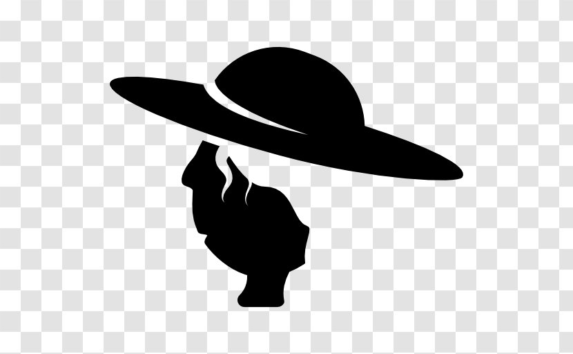 Woman With A Hat In - Fedora - Symbol Transparent PNG