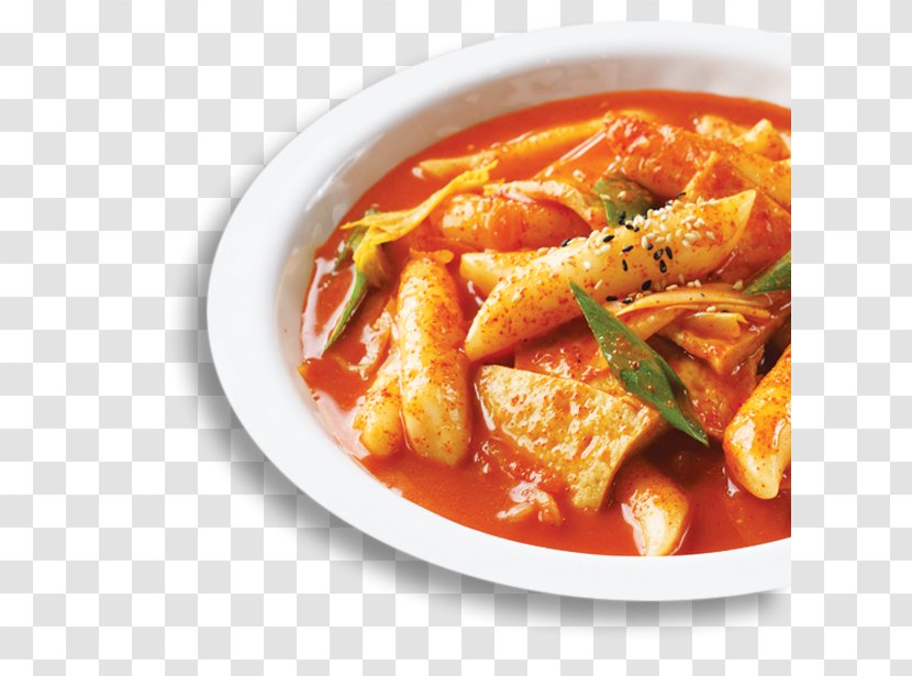 Yellow Curry Kimchi-jjigae Tteok-bokki Korean Cuisine Gimbap - Tteokbokki Transparent PNG