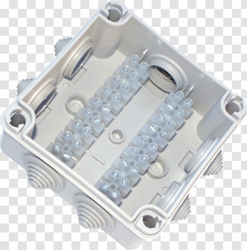 Junction Box Screw Terminal Electrical Wires & Cable Electricity - Subject Transparent PNG