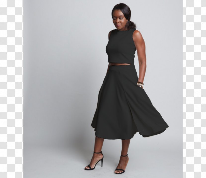 Little Black Dress Waist Gown Shoulder - Joint - Medium Length Denim Skirt Transparent PNG