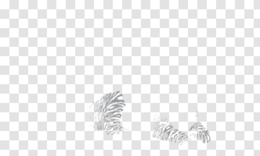 Feather White Line Art Body Jewellery Transparent PNG