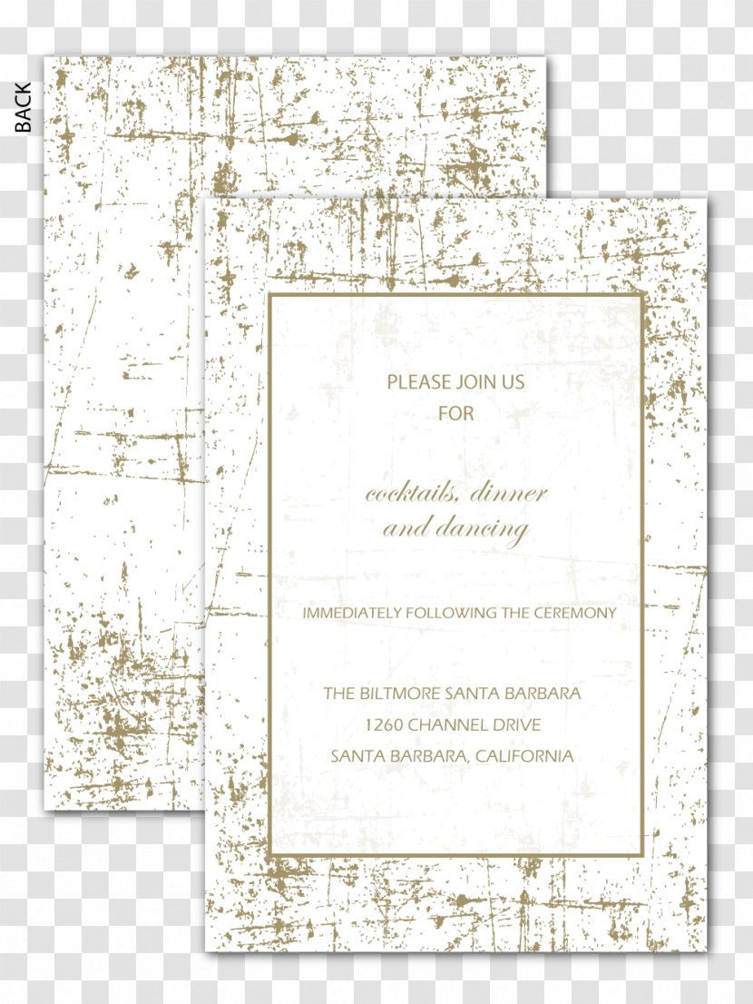 Paper Picture Frames Font Image - Gold And White Business Card Transparent PNG
