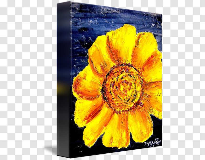 Acrylic Paint Painting Modern Art Resin - Sunflower - Oil Transparent PNG