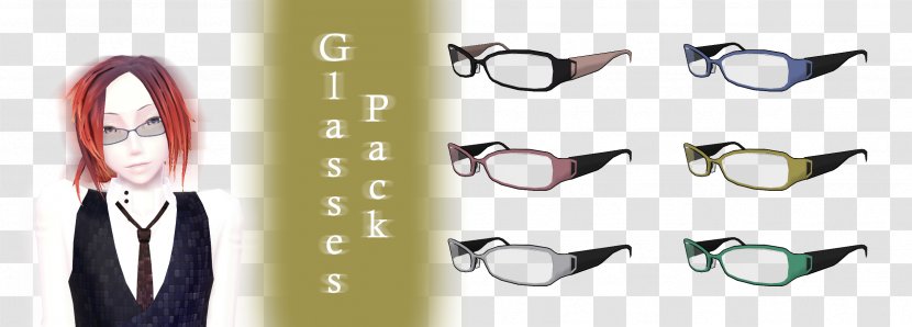 Glasses Goggles Clothing Accessories Artist Bayonetta - Silhouette Transparent PNG