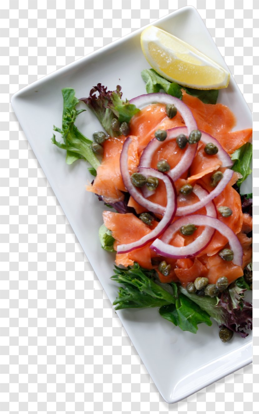 Greek Salad Le Montagnais Smoked Salmon Vegetarian Cuisine Lox - Food - Promotion Theme Transparent PNG
