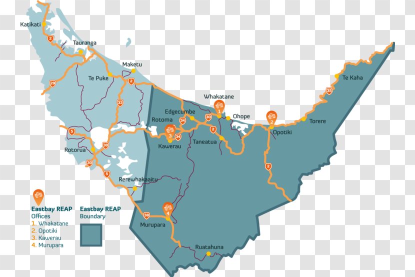 Murupara Rotorua Minginui Eastern Bay Of Plenty Map - World - Water Resources Transparent PNG
