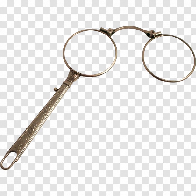 Clothing Accessories Glasses Lorgnette Gold-filled Jewelry - Visual Perception Transparent PNG