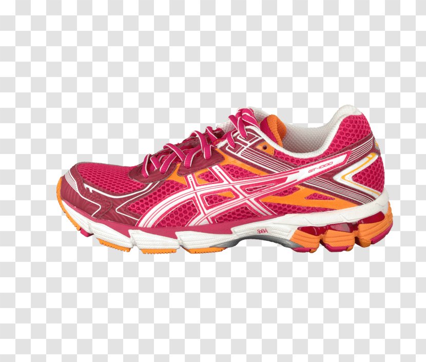 Sports Shoes Hiking Boot Sportswear Walking - Running Shoe - Hot Pink Asics Tennis For Women Transparent PNG