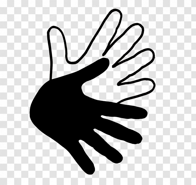 Thumb Hand Model Clip Art Line Black M - Nail - Beau Symbol Transparent PNG