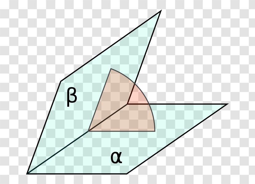 Dihedral Angle Plane Geometry Glossario Di Geometria Descrittiva - Definition Transparent PNG