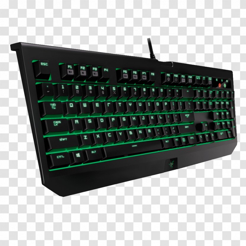 Computer Keyboard Razer BlackWidow Ultimate (2016) Stealth 2016 Gaming Keypad - Blackwidow Mechanical - Component Transparent PNG