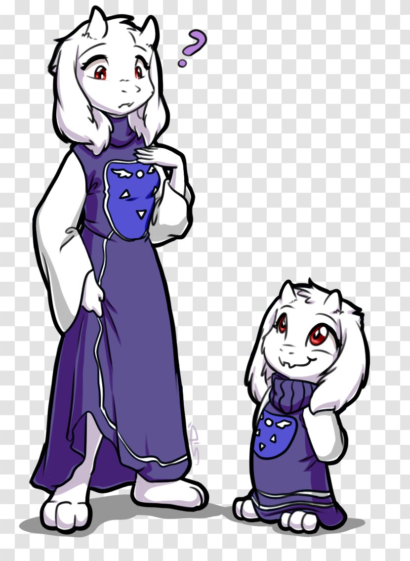 Undertale Toriel Clothing Fan Art - Watercolor - Blueberry Inflation Transparent PNG