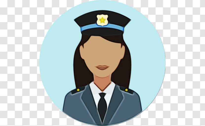 Icon Crime Police Officer Hat Detective Avatar Transparent PNG