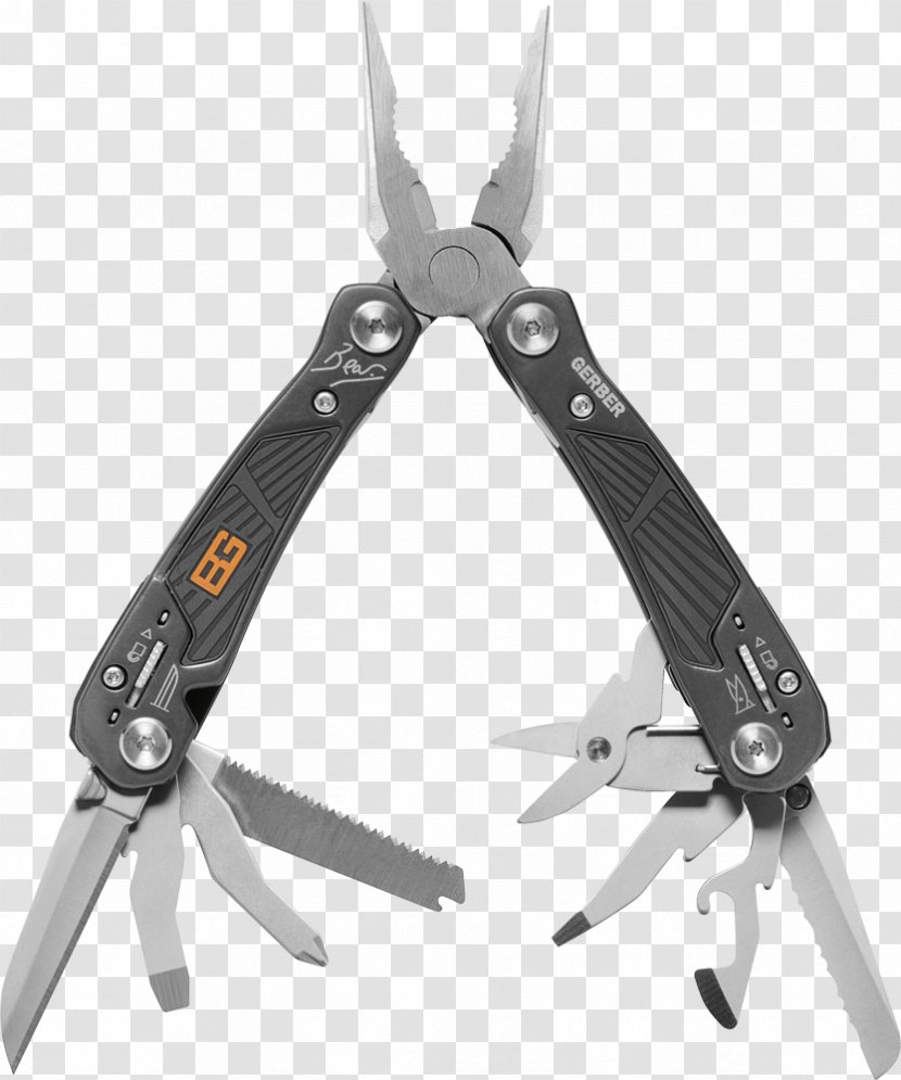Multi-function Tools & Knives Gerber 31-001901 Bear Grylls Ultimate Pro Gear Bug-out Bag - Scissors - Multifunction Transparent PNG