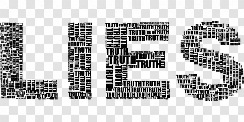 Lie Truth Clip Art Black & White - Metal - MTell A Day Transparent PNG