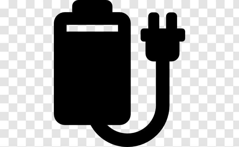 Battery Charger Clip Art - Black And White - Charging Decoration Vector Transparent PNG