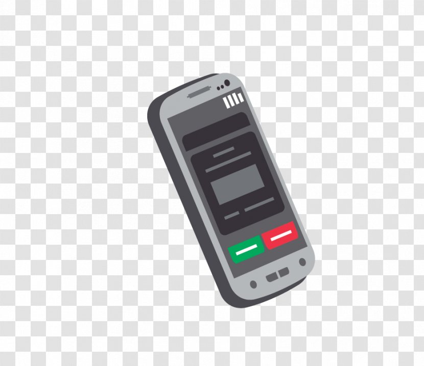 Smartphone Telephone Icon - Iphone - Flat Mobile Phone Transparent PNG