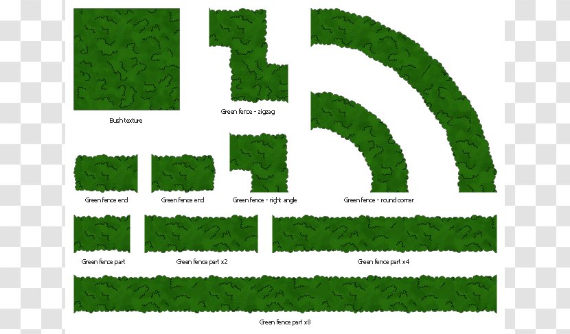 Landscape Design Shrub - Hedge - Bushes Cliparts Transparent PNG