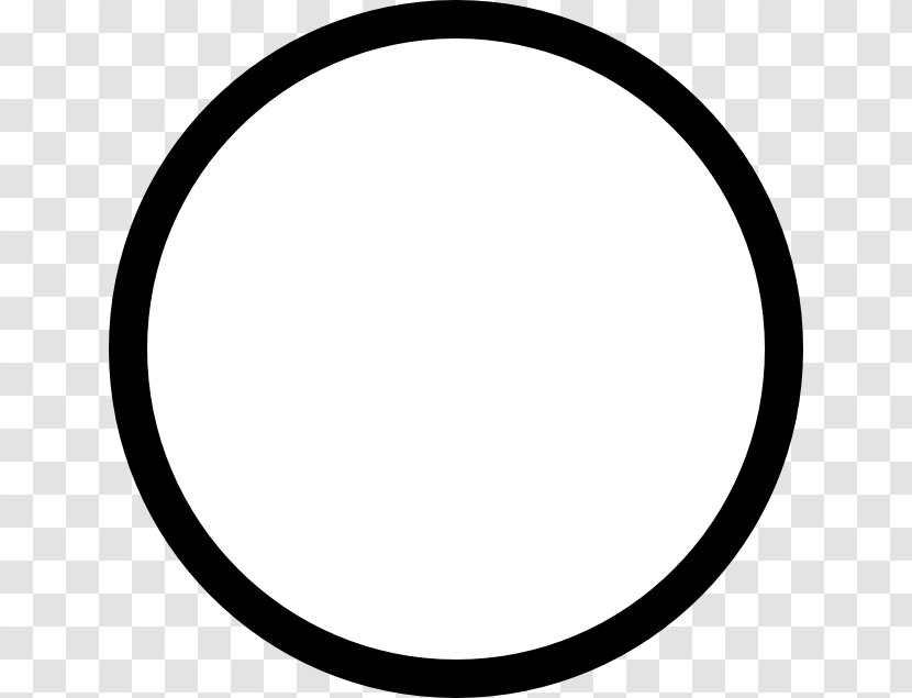Circle White Black Font - And - Empty Superman Logo Transparent PNG