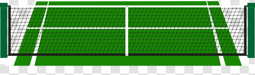 Tennis Centre Stadium - Artificial Turf - Lovely Green Court Vector Transparent PNG