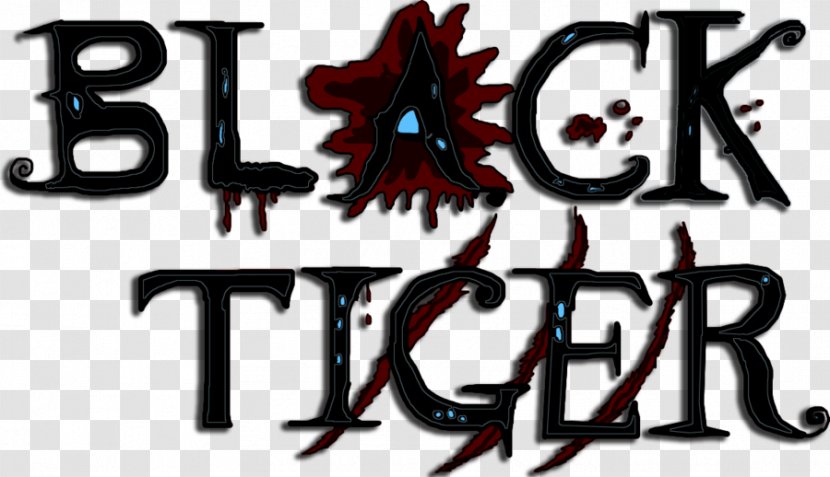 Black Tiger Logo White Transparent PNG
