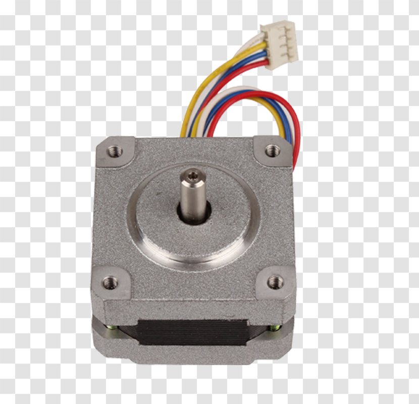 NEMA 17 Stepper Motor Electronics Electronic Component Two-phase Electric Power - Phase Transparent PNG