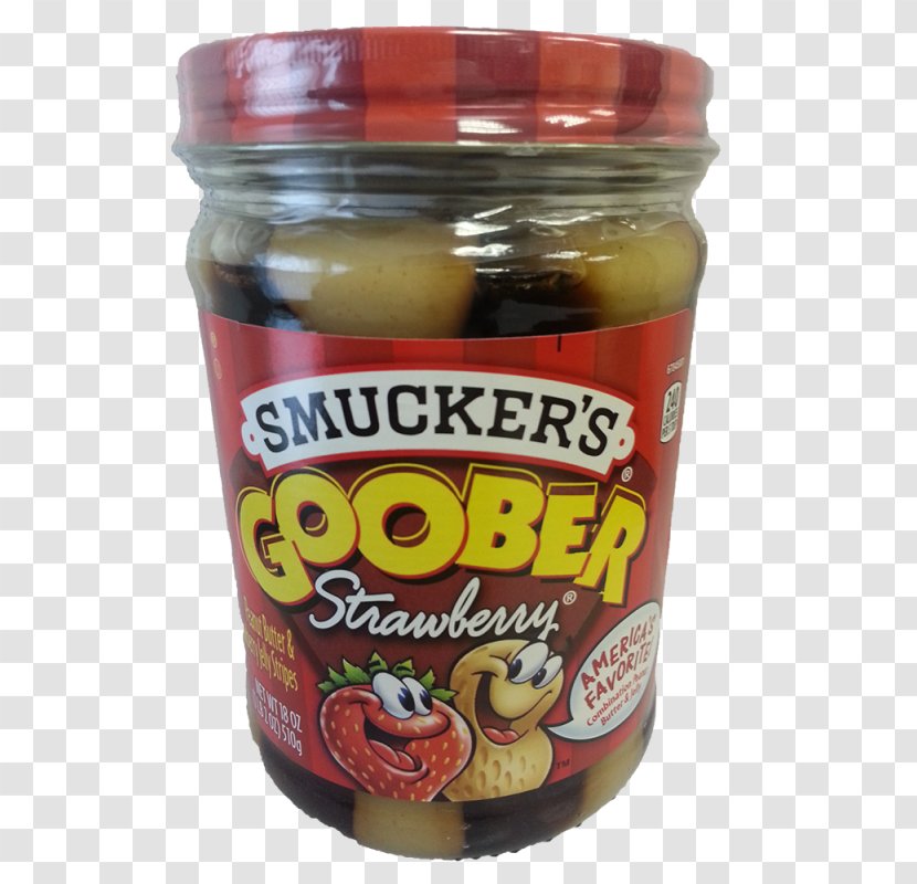 Goober Relish Peanut Butter And Jelly Sandwich Marshmallow Creme Jam - Condiment - Strawberry Transparent PNG