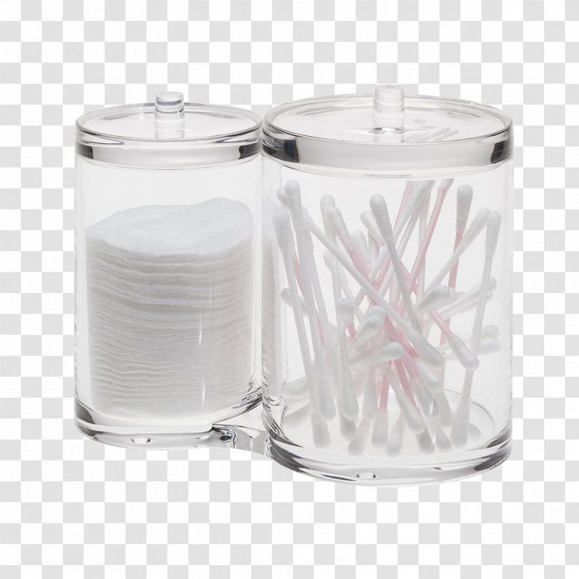 Dispenser Til Vatpinde Disposable Cotton Buds Lid - Manopola Transparent PNG