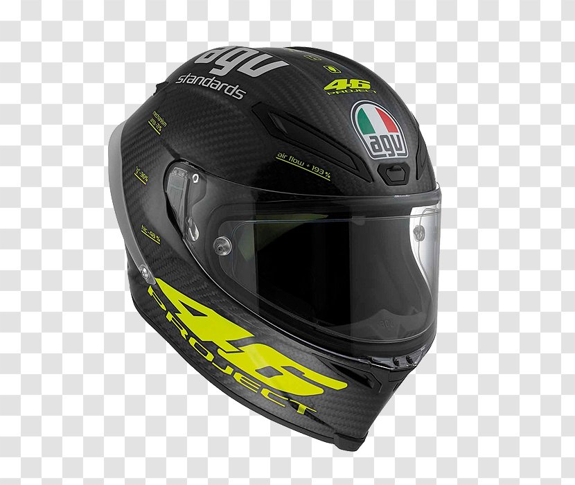 Motorcycle Helmets AGV San Marino And Rimini's Coast Grand Prix - Racing Helmet Transparent PNG