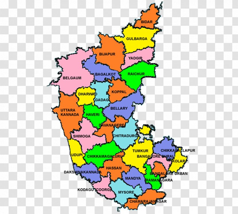 Bhatkal Mangalore Udupi Bangalore States And Territories Of India - Blank Map Transparent PNG