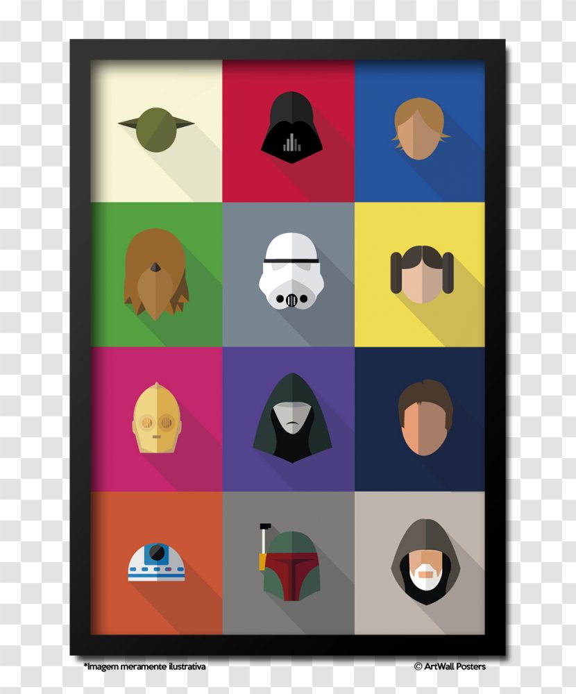 Star Wars Poster Minimalism Art - Drawing - Technologyposter Transparent PNG