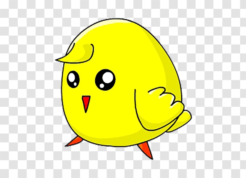 Chicken - Area - One Eye Bright Yellow Cartoon Transparent PNG