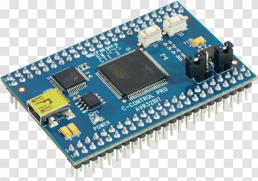 Microcontroller Flash Memory 32-bit AVR32 C-Control - Bus Transparent PNG