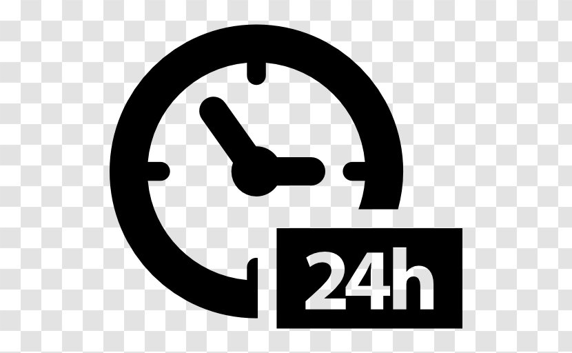 24-hour Clock Symbol Download Clip Art - 24hour - 24h Transparent PNG