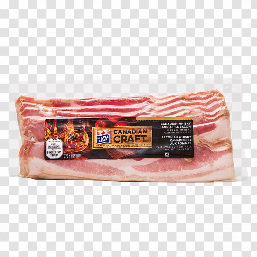 Back Bacon Canadian Whisky Cuisine Meat - Smoked Transparent PNG