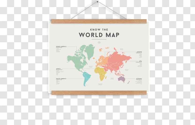 Globe World Map - Text Transparent PNG