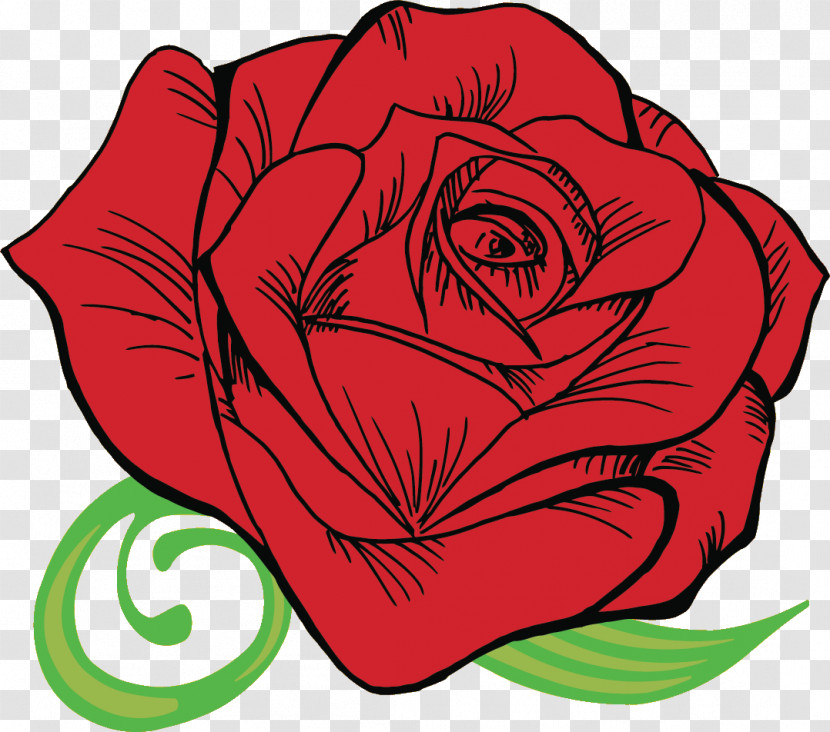 One Flower One Rose Valentines Day Transparent PNG