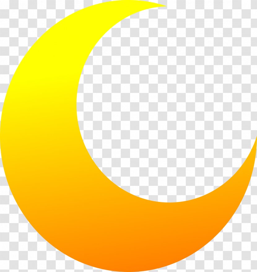 Yellow Angle Font - Symbol - Crescent Food Cliparts Transparent PNG