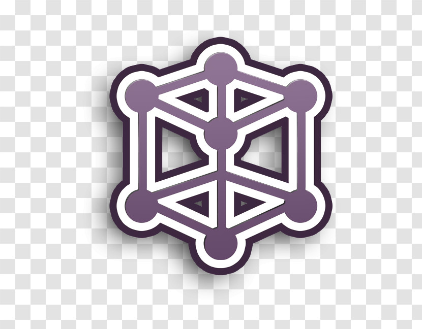 Cube Molecule Icon Science And Technology Icon Cube Icon Transparent PNG