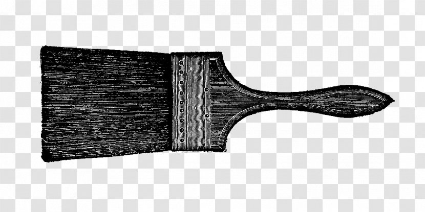 Brush Black And White Drawing Paint Clip Art - Weapon - Painting Transparent PNG